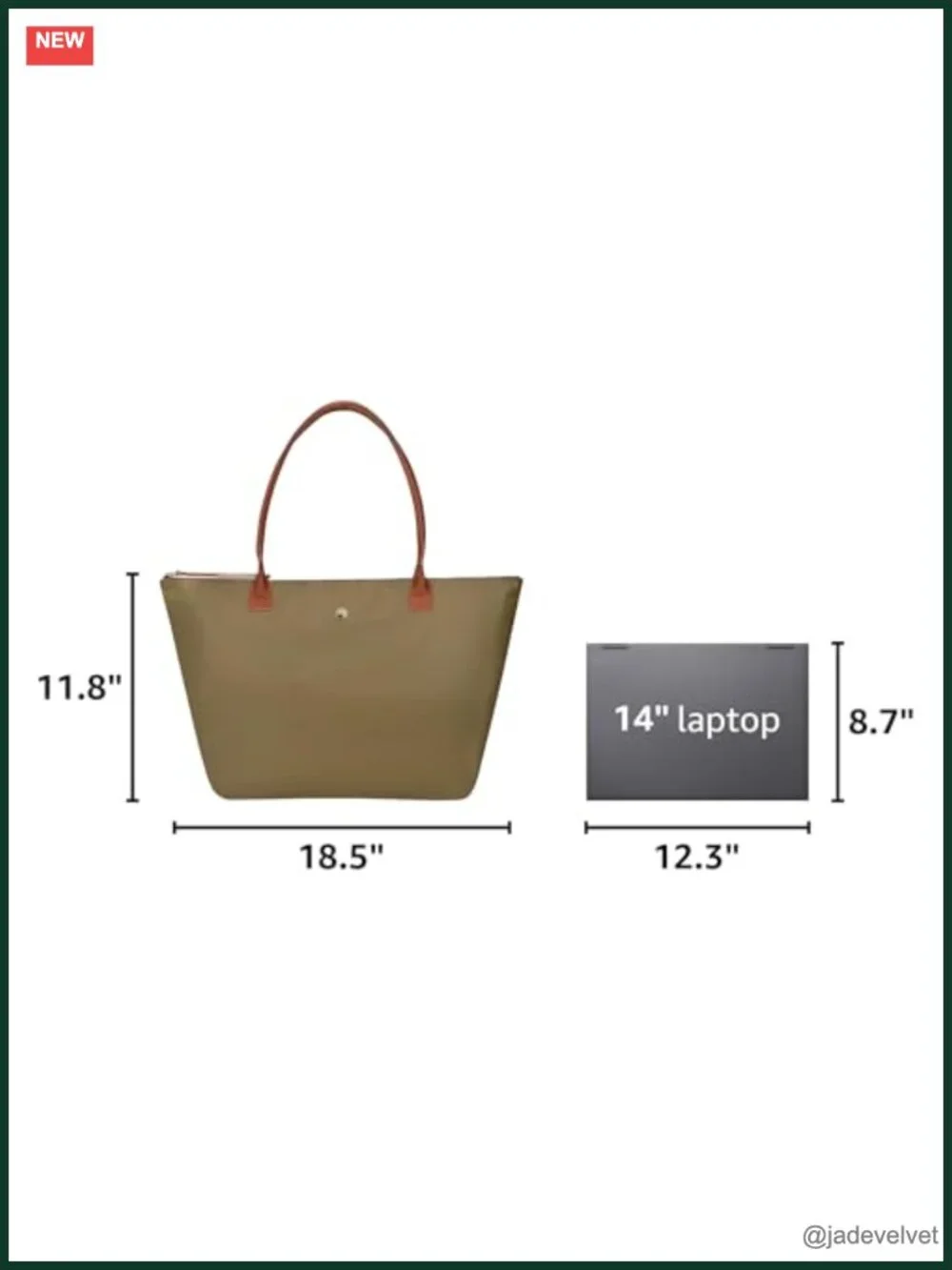 Nylon Shoulder Tote Bag, Foldable Weekend Hobo Handbag, Travel Purse